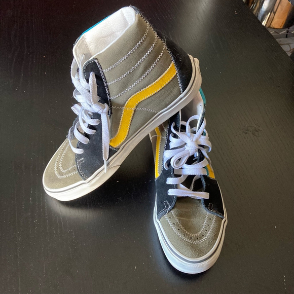 Men's Vans High Top Sneakers Multi-color Size - Picture 4 of 14